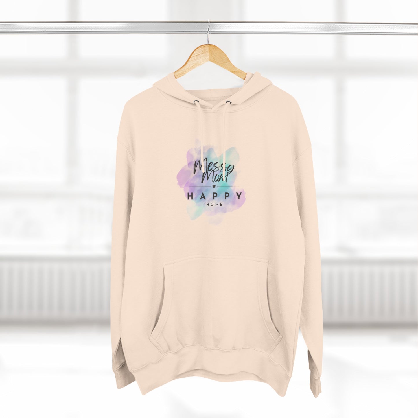 Messy Mom, Happy Home Fleece Hoodie