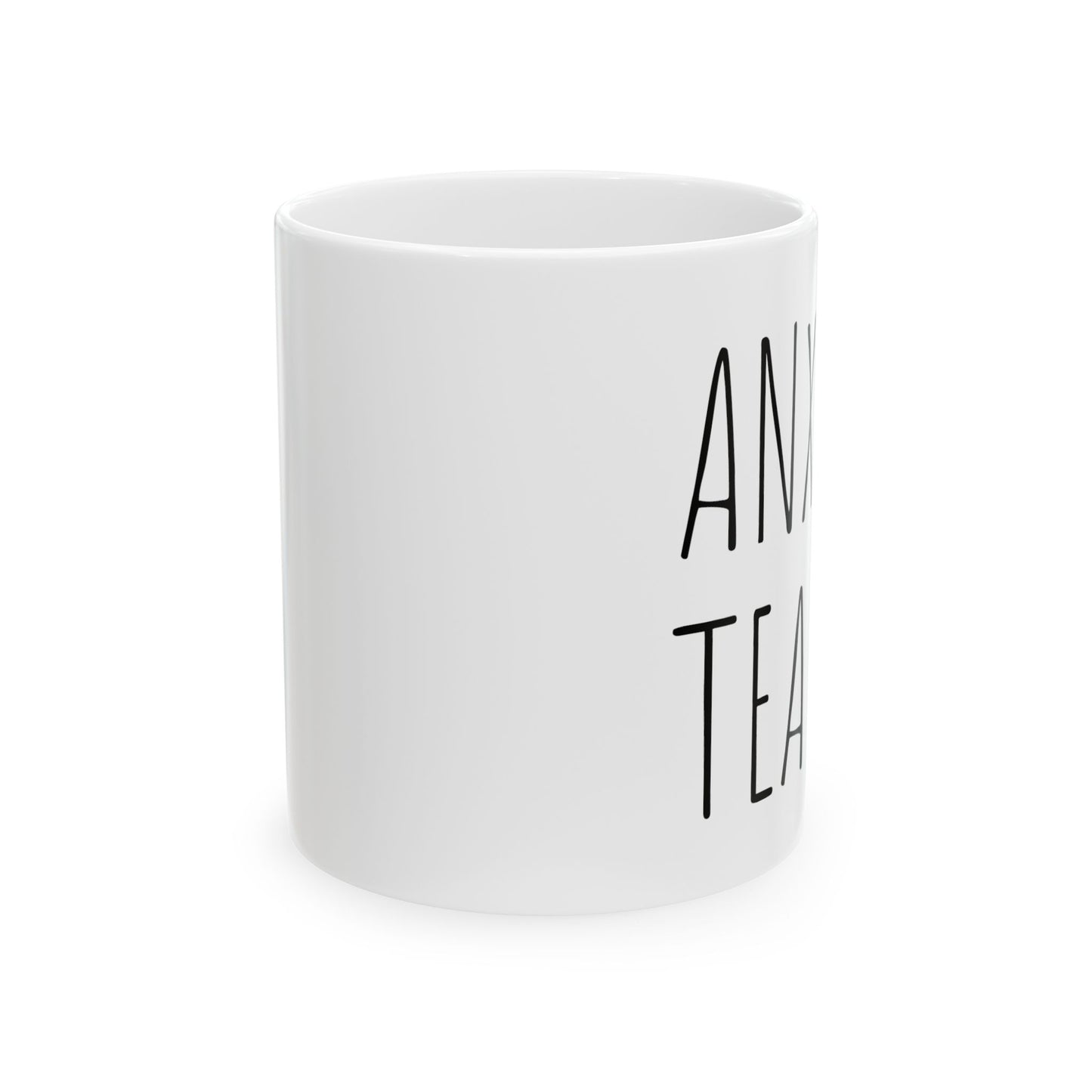 Anxie-Tea Ceramic Mug, (11oz, 15oz)