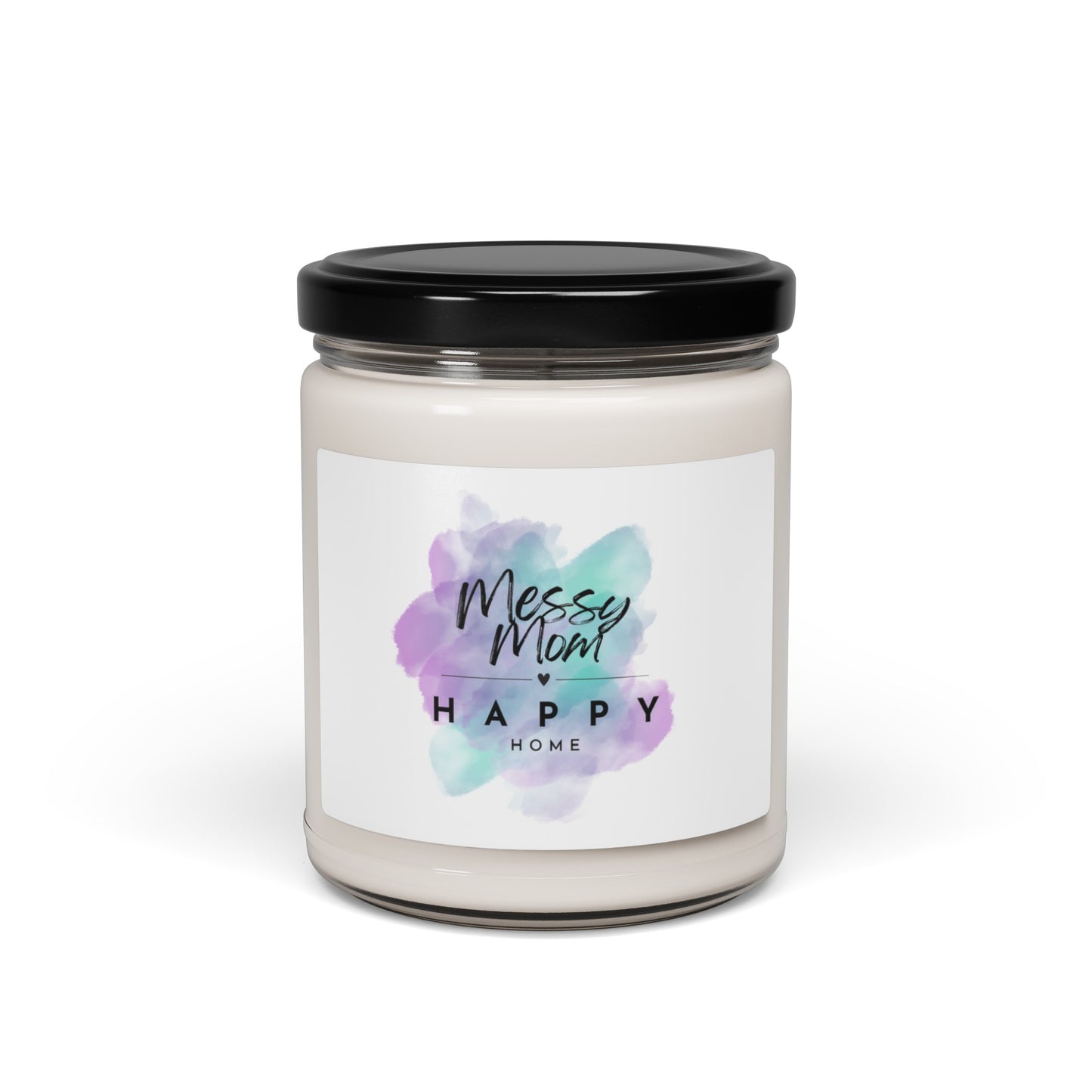 "Messy Mom, Happy Home" Soy Candle, 9oz