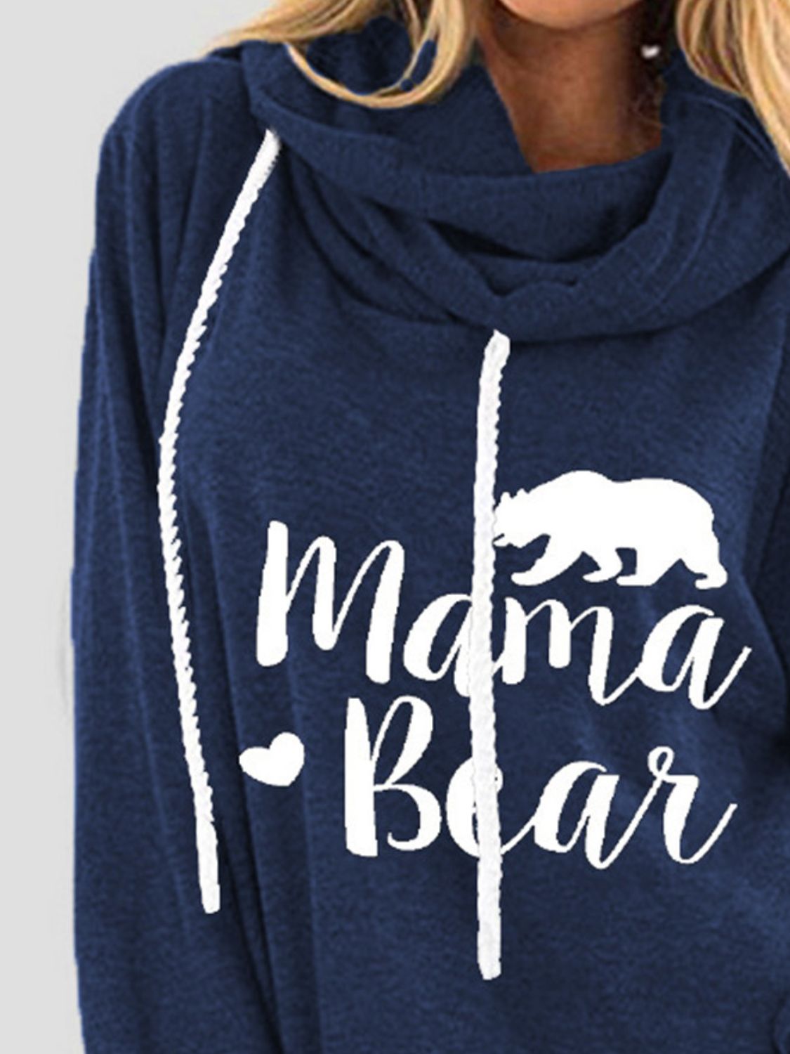 Mama Bear Drawstring Hoodie