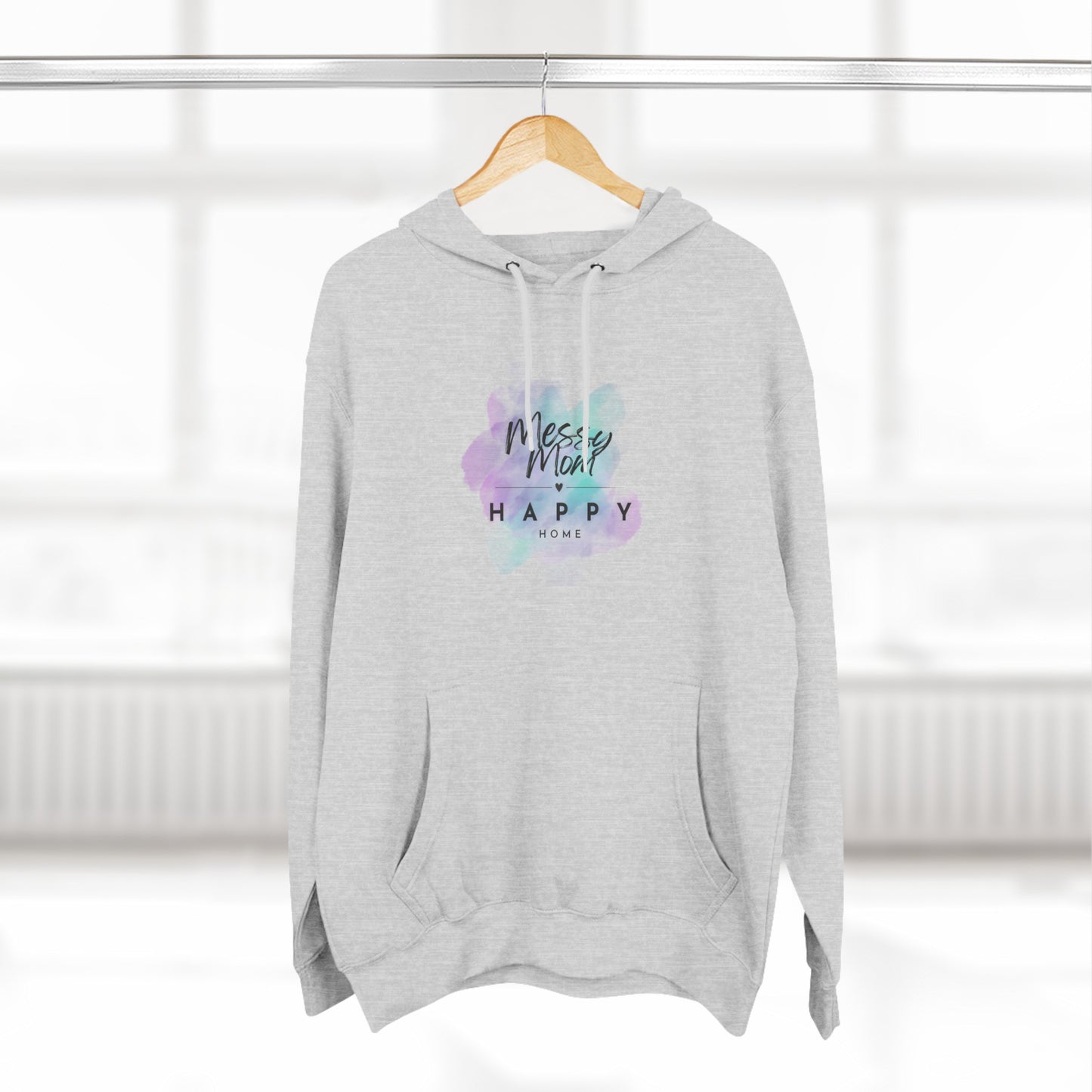 Messy Mom, Happy Home Fleece Hoodie