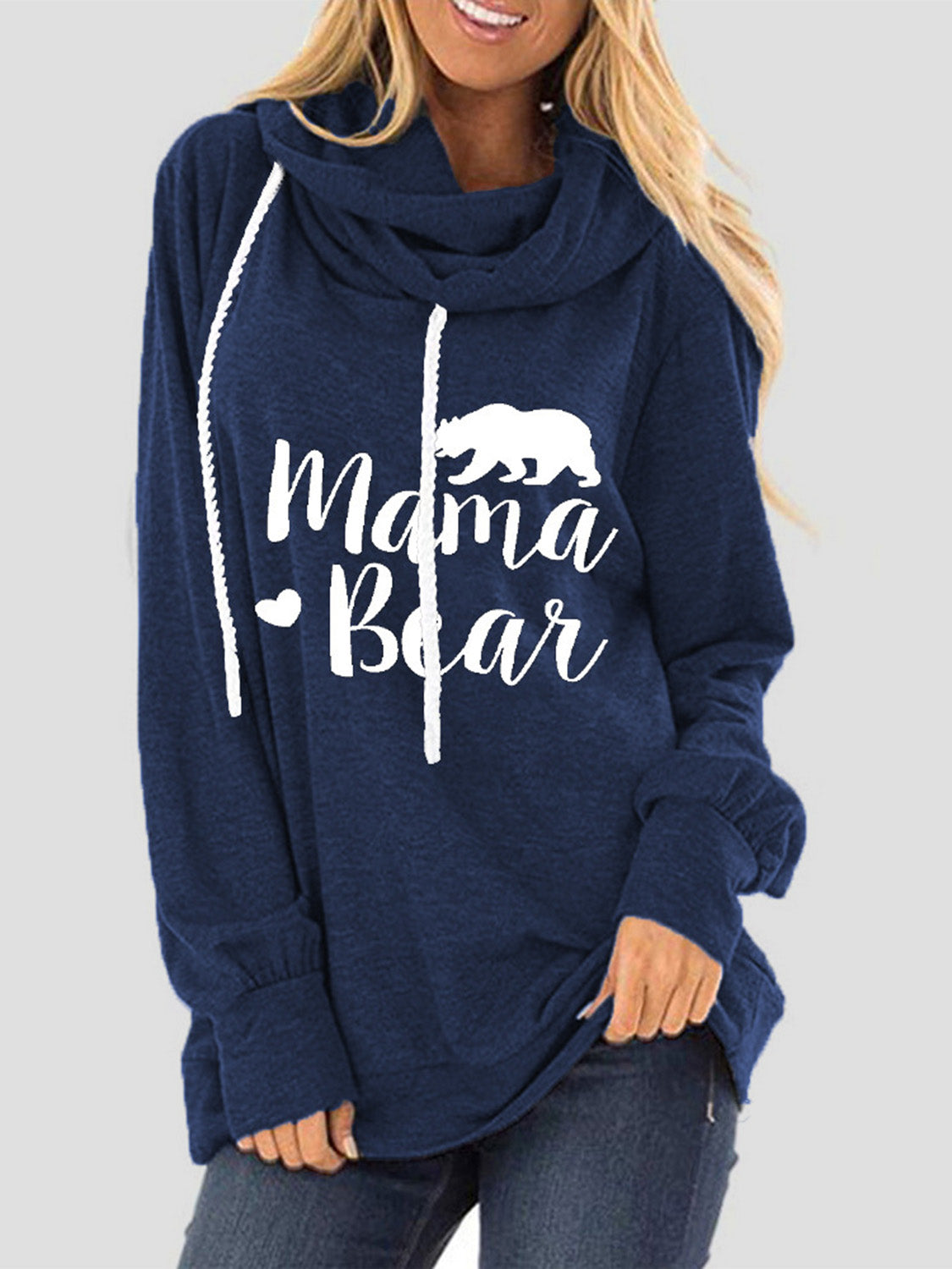 Mama Bear Drawstring Hoodie