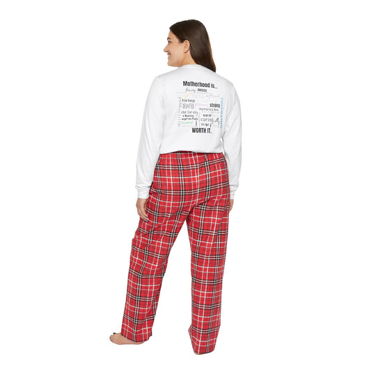 "Motherhood is..." Long Sleeve Pajama Set