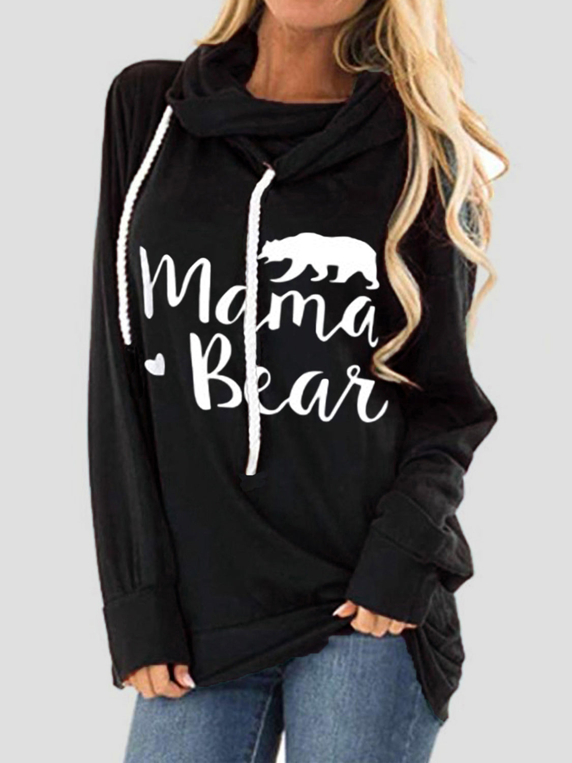 Mama Bear Drawstring Hoodie