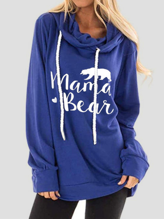 Mama Bear Drawstring Hoodie