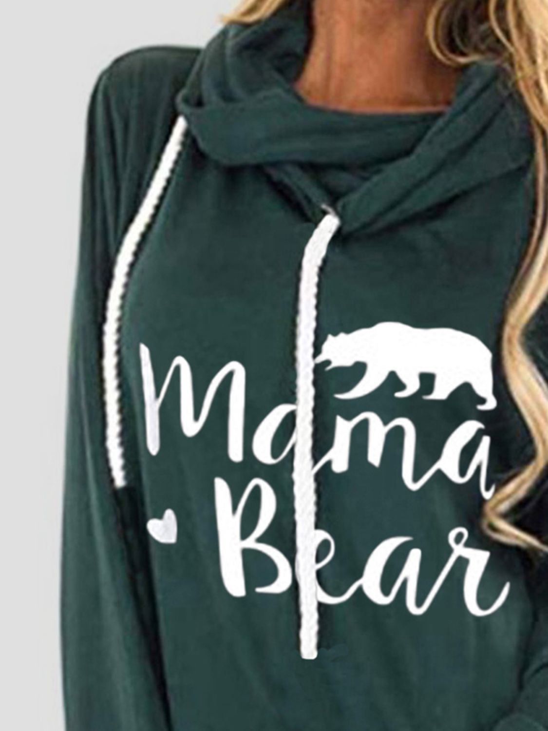 Mama Bear Drawstring Hoodie