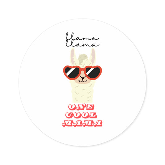 "Llama Llama, One Cool Mama" Sticker