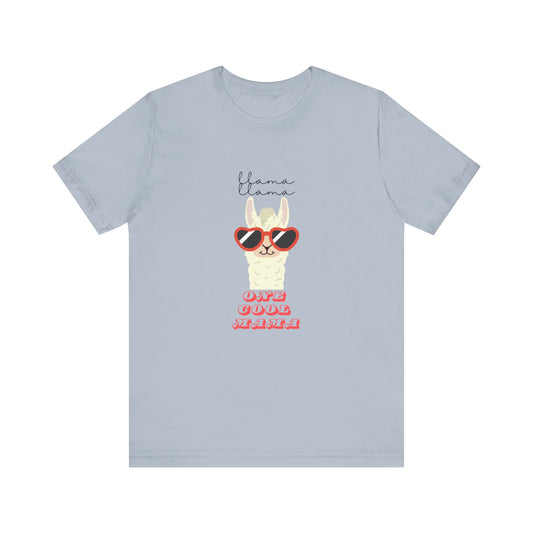 "Llama Llama, One Cool Mama" Short Sleeve Tee