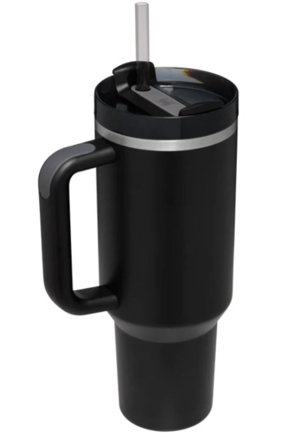 Stainless Steel Tumbler with Upgraded Handle and Straw