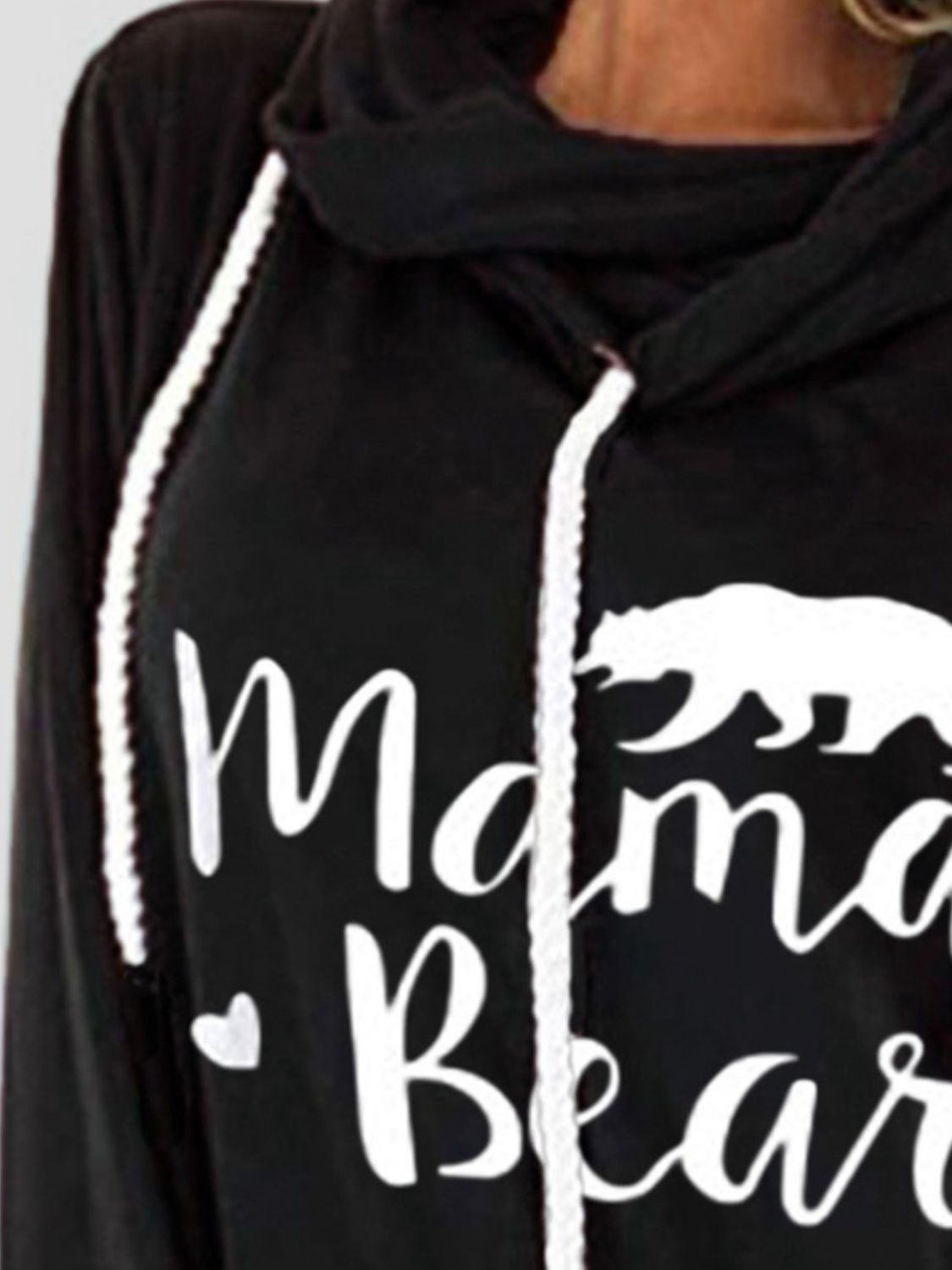 Mama Bear Drawstring Hoodie