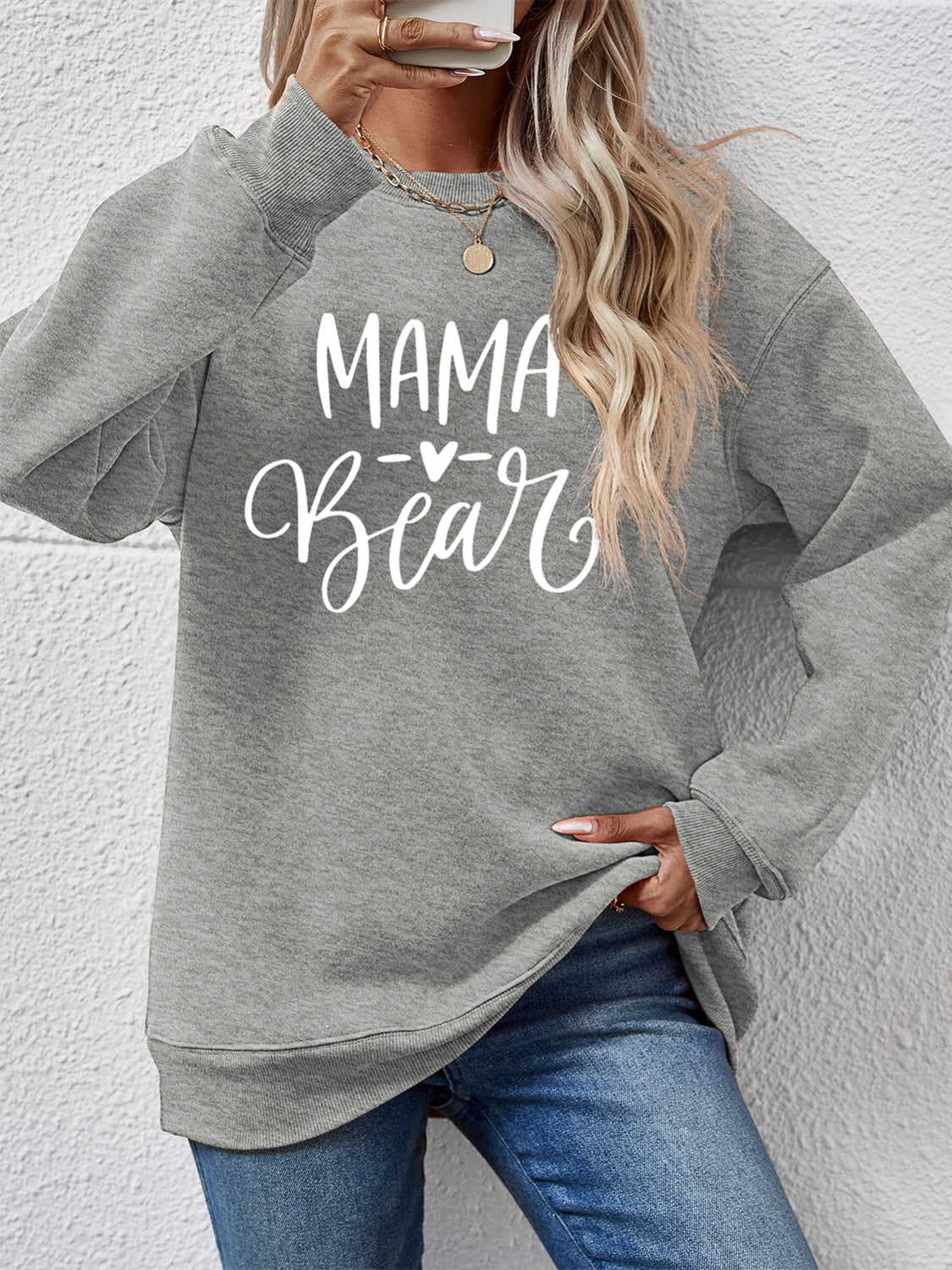 "Mama Bear" Long Sleeve Sweatshirt